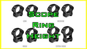 choosing the right scope ring height