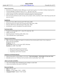 free resume templates  Sample Cv Freshers Allthatvisible Resume Format For Mca  Freshers Regarding    Inspiring NuaOdisha