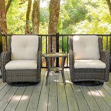 Swivel Rocker Patio Chairs Set Of 2 And