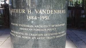 Image result for Sen. Arthur Vandenberg