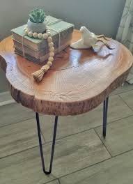 Diy Wood Slice Table Flippin Rustic