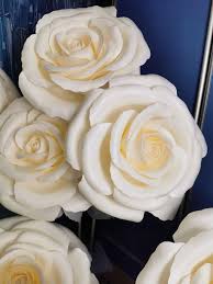 White Rose Xxl Flowers Garden Party