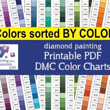 Dmc Color Charts Diamond Painting Drill