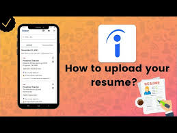 how to upload your resume on indeed