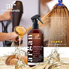 Many beauticians and dermatologists recommend argan oil as a cosmetic treatment for the hair and skin. Thermal Hair Care Protector Dry Spray Oil Argan Shield Styling Heat Protection Flat Iron 8 Oz Argan Oil Spray Hair Care Spray