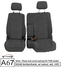 Front 60 40 Split Bench Seat Cover For