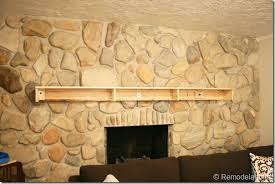 Installing A Wood Mantel On A Stone Wall
