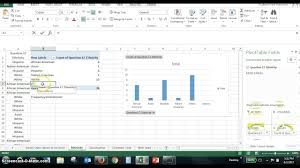 using pivot table to create frequency