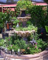 A Fountain Into A Garden Planter