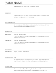 Resumes And Cover Letters Office Com