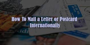letter or postcard internationally
