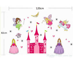 Princess Castle Girls Vinyl Wall Decals