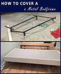 Diy Bed Frames How To Cover A Basic