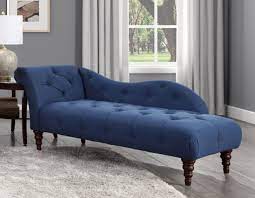 blue hill roll back tufted chaise lounge