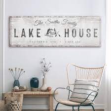 Lake House Sign Lake House Wall Decor