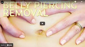 belly on piercing scar repair