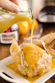 crock pot cornish hens in orange sauce