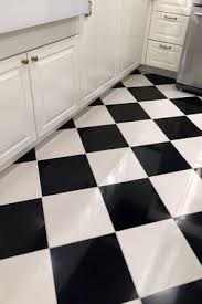 painting tile floors stenciling