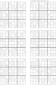 Free Printable Sudoku Puzzles For Kids Sudoku Puzzles