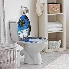Emmteey Toilet Seat Elongated With Slow