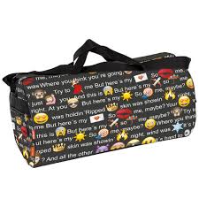 emoji talk 55 cm sports bag