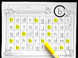 6 free letter naming activities for