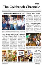 July 21 2006 Colebrook Chronicle