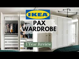 ikea pax wardrobe 1 year review