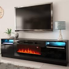 best tv stands with built in fireplace