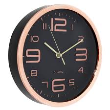 Contemporary Small Copper Wall Clock
