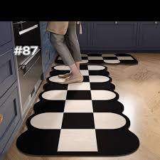 2pcs kitchen carpet floor mat non slip