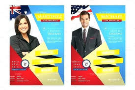 Amazing Election Brochure Template Free Templates For Word