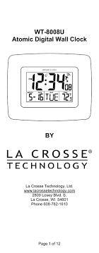 la crosse technology wt 8008u clock