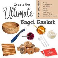 create the ultimate bagel basket