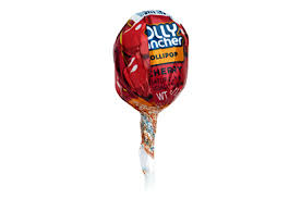 cherry flavour jolly rancher lollipop