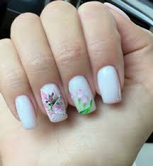 38 best white nails with flowers ideas