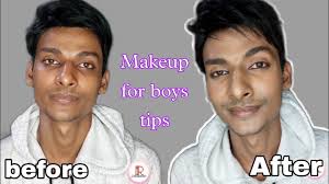 how do men do basic makeup