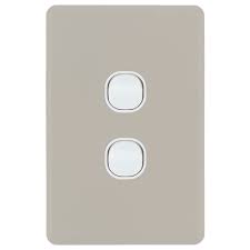 Deta S Line Stone Taupe Switch Cover