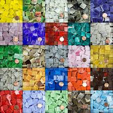 morjo thin stained glass mosaic tiles