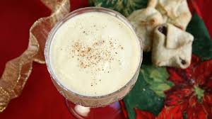 cooked eggnog with or without alcohol