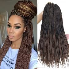 They are braided close to the scalp either on natural hair or with the use of extensions. Amazon Com Flyteng 18 Inch 8 Packs Senegalese Twist Crochet Braids Hair 30strands Pack High Tempreture Fiber Synthetic Hair Extensions T1b 30 Beauty