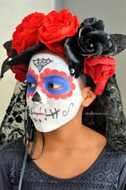 sugar skull makeup tutorial about a mom
