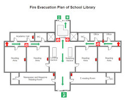evacuation safety floor plan for 20