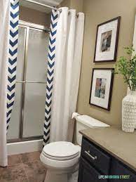 Diy Shower Curtain Bathroom Decor