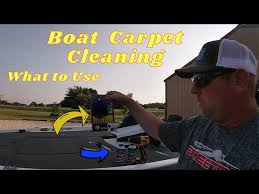 cleaning my skeeter boat carpet with