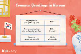 how to say o in basic korean