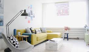 Yellow Living Room Sofa