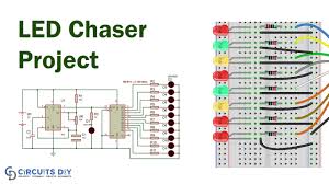 led chaser circuit