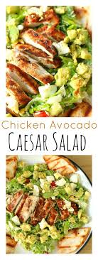 Prepare the chicken caesar salad dressing. Avocado Chicken Caesar Salad The Cozy Cook Avocado Recipes Chicken Recipes Salad Recipes