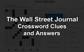 wsj crossword answers for august 24 2023